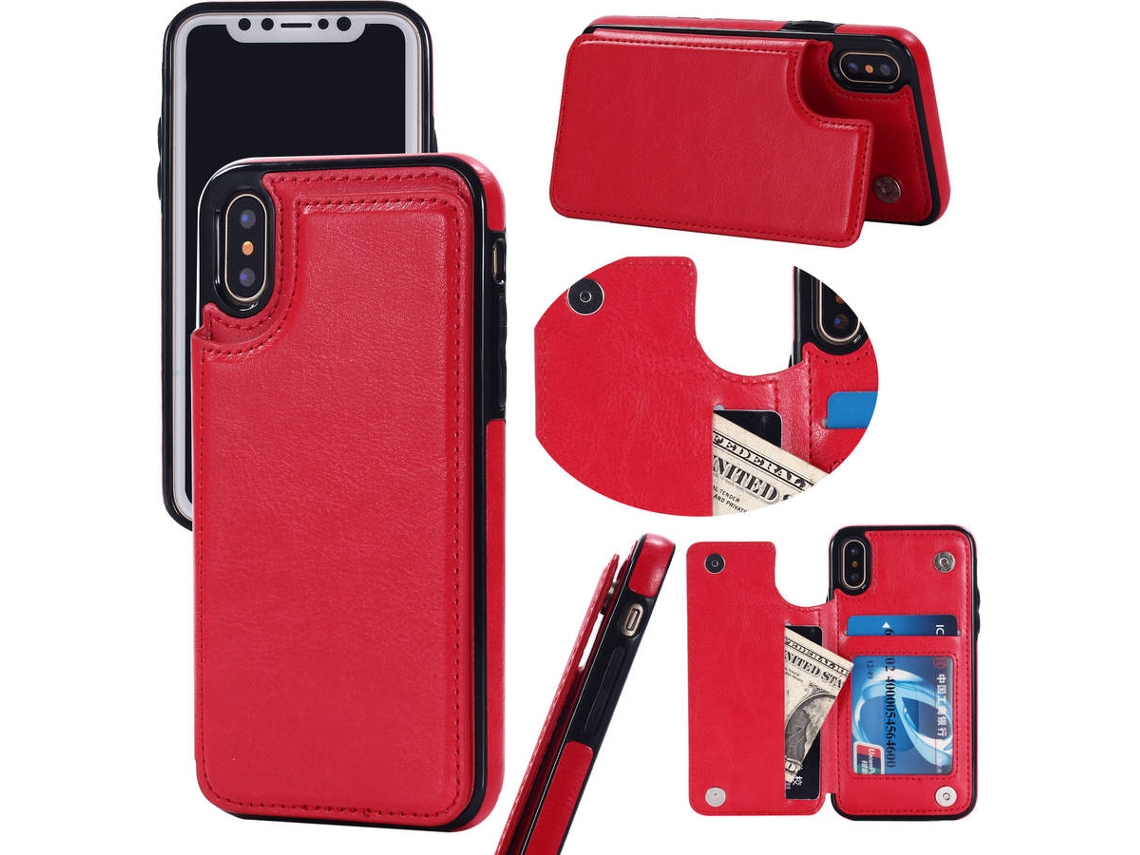 Capa iPhone 12 Pro LOVEBABYLY Vermelho
