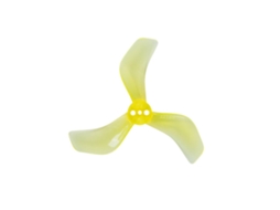 Amarelo 12 Pares Gemfan 2216s 3 2216 Hélice Pc 2.2 Polegadas 3 Pás Furo 1.5mm para Drone Fpv Dji O4 Pro Hd Whoop MDUG