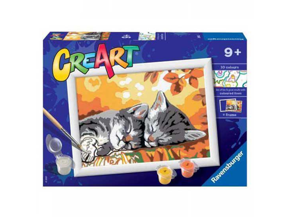 Ravensburger Kit de Pintura para Gatinhos no Outono