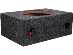 Caixa Acústica Para Subwoofer De 8 Polegadas Revestida Em Carpete, Compatível Com Subwoofer Automotivo.