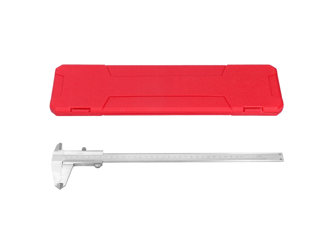 Calibre Vernier Acero Inoxidable Grado Industrial Herramienta De Medición 4 Usos Regla 300mm/11.8in