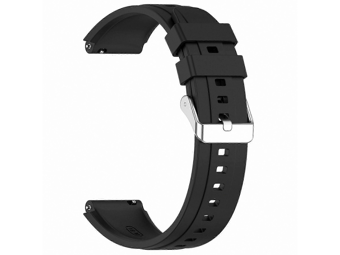 Pulseira de Silicone com Fivela Prateada para Smartwatch 41 Mm GOKOCO