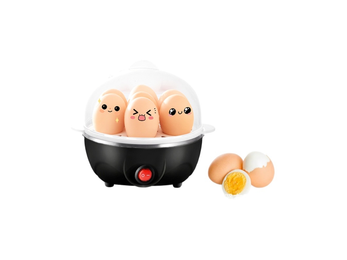 Mini Cozedor De Ovos Multifuncional Doméstico Preto