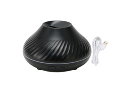 Difusor de Aromas com Chama, 130ml, 7 Cores de Luz, Alimentado por Usb, Desligamento Automático, Simulação de Chama 3d BRILVIBERA