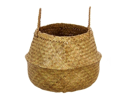 CESTA DE VIME NATURAL DOBRÁVEL 43.5X29CM