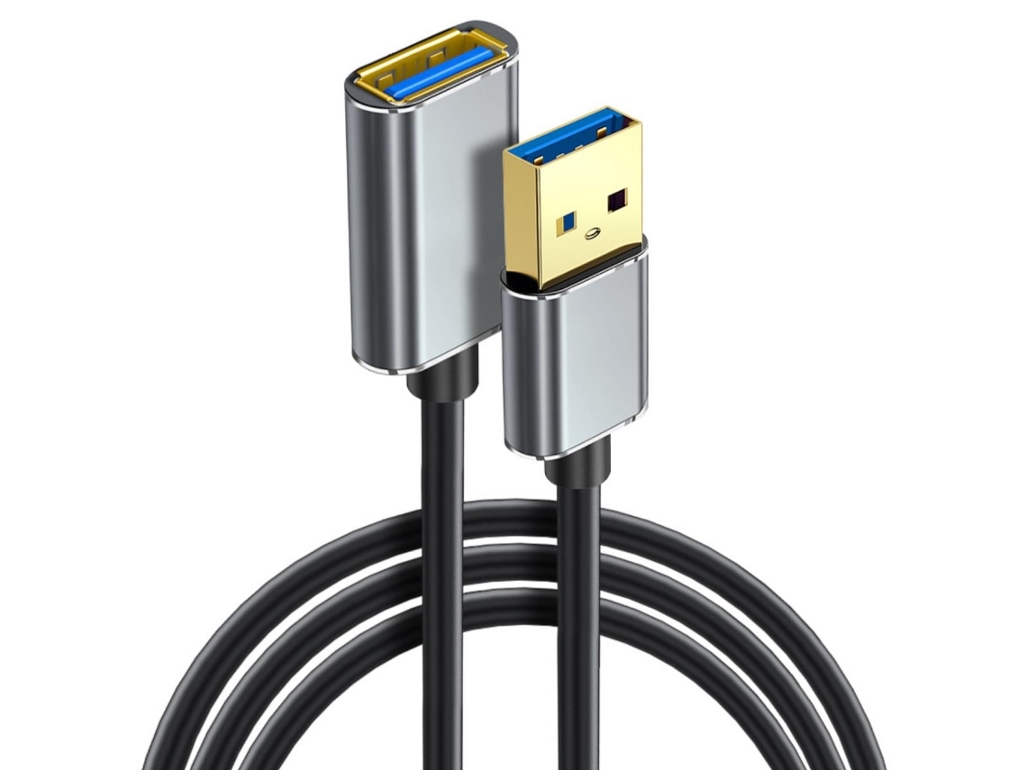 Cabo De Extensão Usb 3.0 Cabo De Extensão De Alta Velocidade Tipo A Macho Para Uma Fêmea 0.5m*