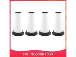 Filtro Hepa De Substituição Para Aspirador De Pó Sem Fio Trucozie T350, Pacote Com 4 Unidades. Filtros De Substituição Laváveis E Reutilizáveis Para A