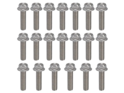 20 Unidades De Parafusos M10x1, 5, Parafusos De Aço Inoxidável A2-70 Com Cabeça Sextavada E Flange, Com Junta Din6921
