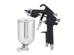 Pistola de pintura pneumática W-77-2g de 0,1 pol. para aplicações automotivas, industriais e marítimas - Ferramenta de pintura com aeração de ar