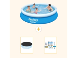 Bestway Piscina Bestway Fast Set Redonda - 244x61 Cm - 3-peças S22619