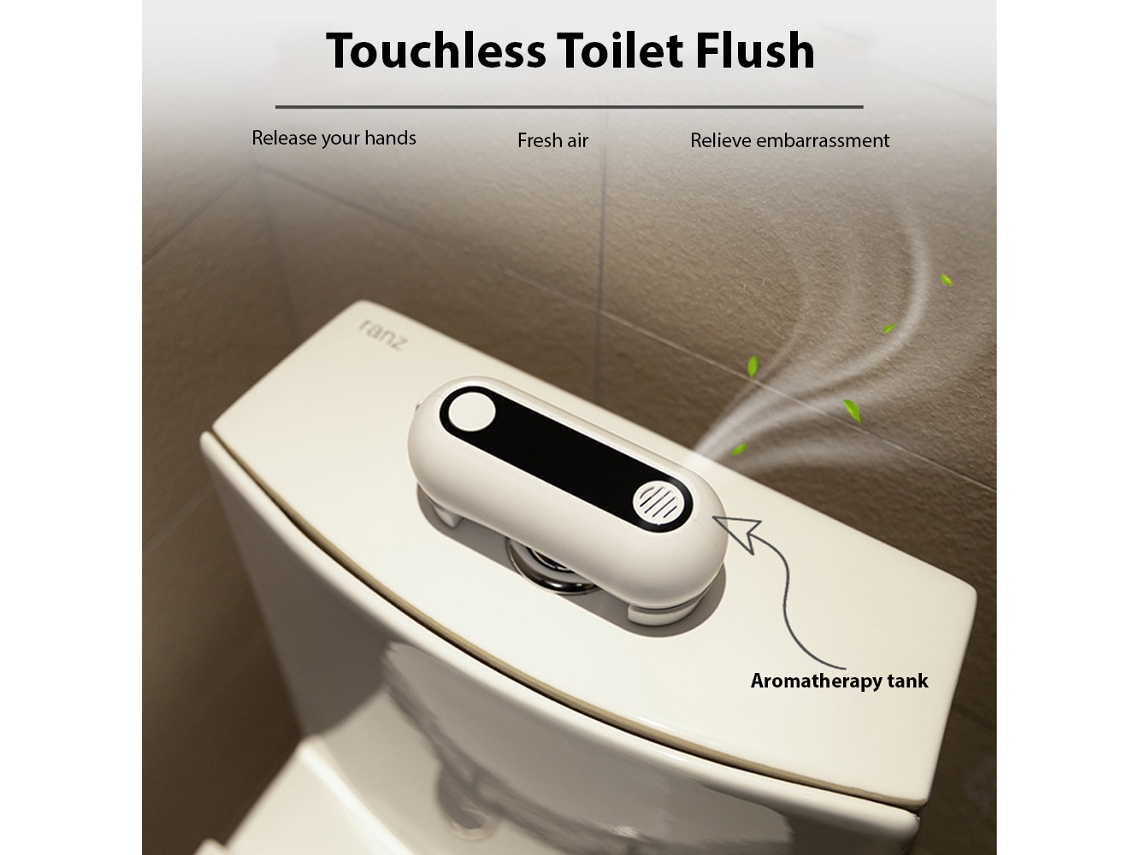 Descarga Automática Sem Toque Sensor de Movimento Recarregável