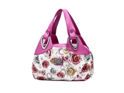 Nova Bolsa Estampada de 2026, Bolsa Macia Multicolorida vermelho rosa YUNZII