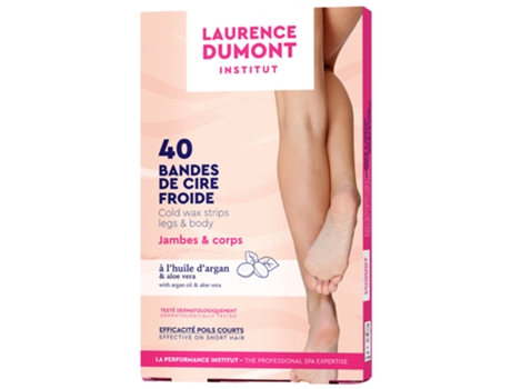 Laurence Dumont Institute Tiras de Cera Fria Pernas e Corpo 40 Tiras LAURENCE DUMONT INSTITUT