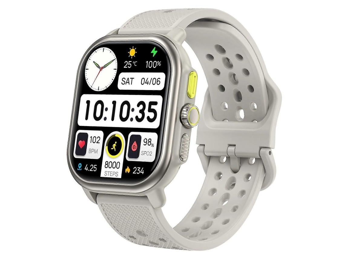 Smartwatch esportivo com tela AMOLED Ultra HD de 2,06 polegadas e alto-falante Bluetooth VONKELIOS