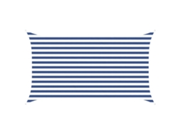 Conjunto 1 Sombra Externa Vidaxl Azul Poliéster (3,5 X 2 M)