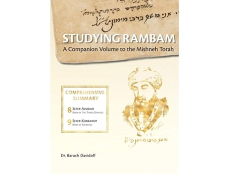 Livro Studying Rambam. A Companion Volume To The Mishneh Torah. Comprehensive Summary Volume 5. De Baruch Bradley Davidoff (inglês - Capa Dura)