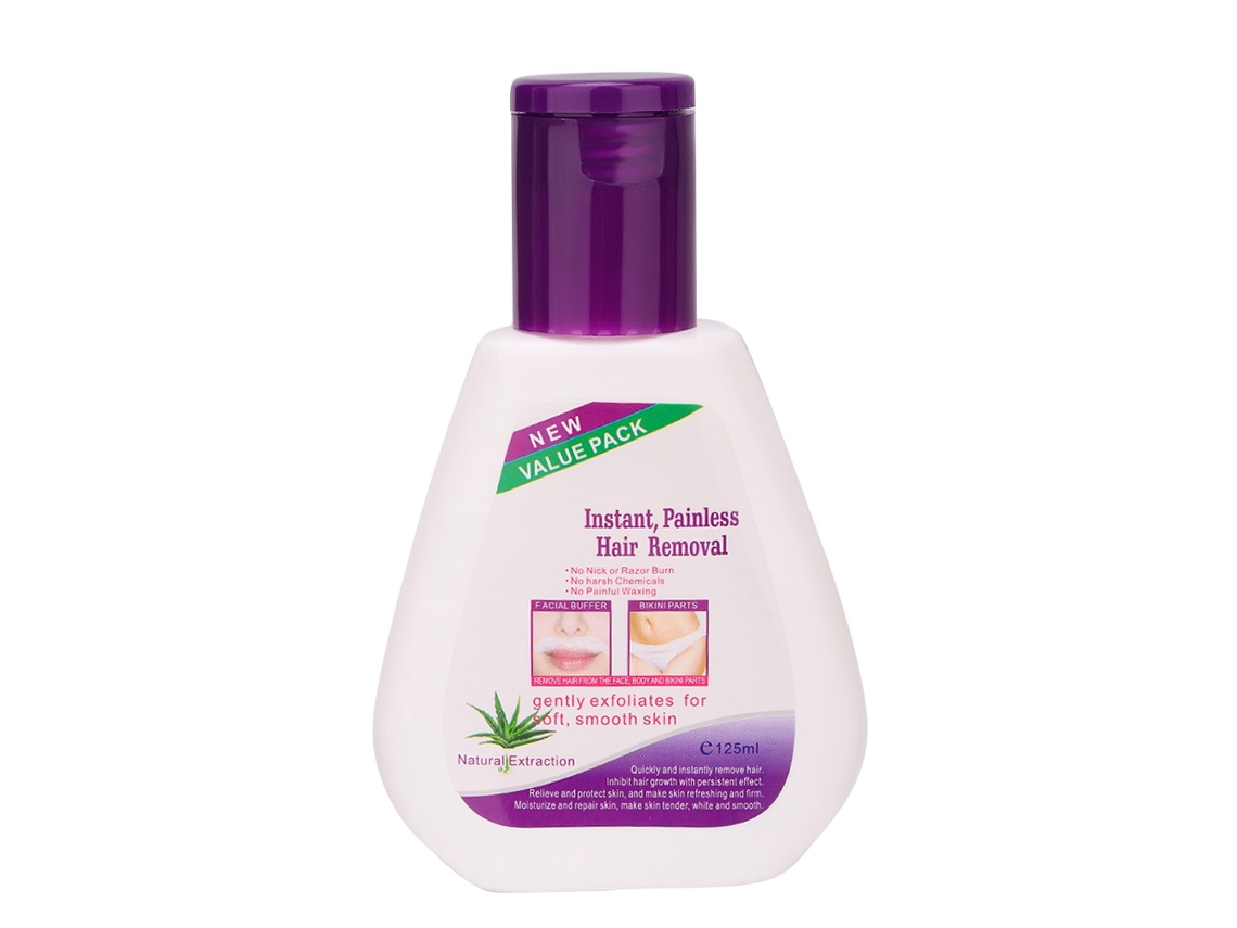 Creme Depilatório Sem Dor Para Rosto E Barba Com Aloe Profissional 125g Essência De Remoção De Cabelo