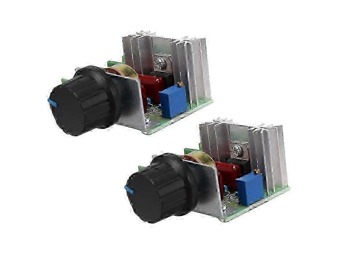 Controlador de velocidade para motor CA 220V 2000W com tiristor, ajustável, edição 0704 (2 unidades)