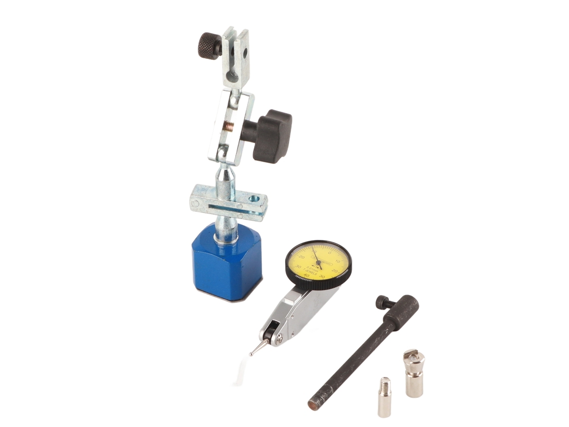 Apoio Base Magnético Ajustável Com Indicador Dial De Face Amarela 0‑0.8mm