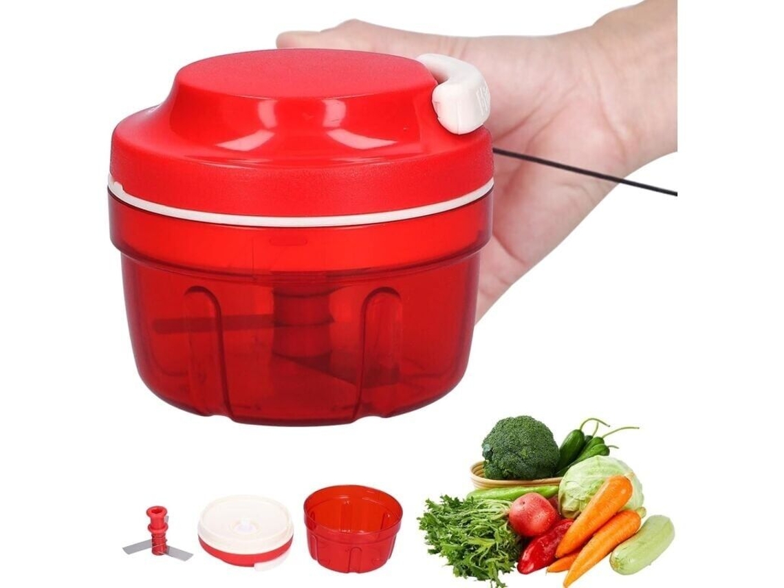 Picador De Cebola Com Lâmina Metal, Outros Acessórios De Cozinha, Vermelho