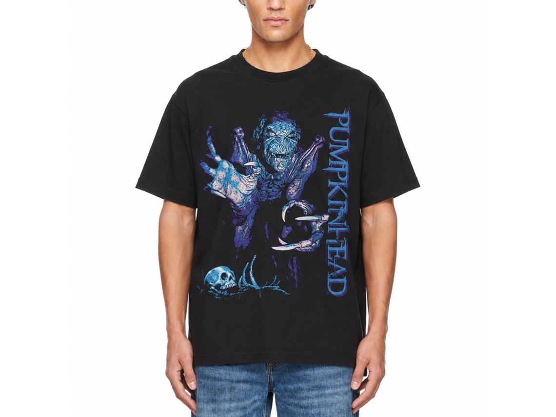 Rockinstone Pumpkinhead Pumpklinhead Out Of The Darkness Black Adult T-shirt Size:xl