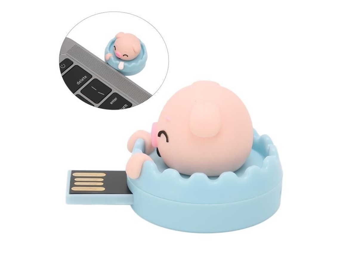 HURRISE Cute Pig U Disk Mini Usb Flash Drive de Alta Velocidade U Disk Cartão de Interferência de Computador Pó de Porco Anel de Fivela 16Gb