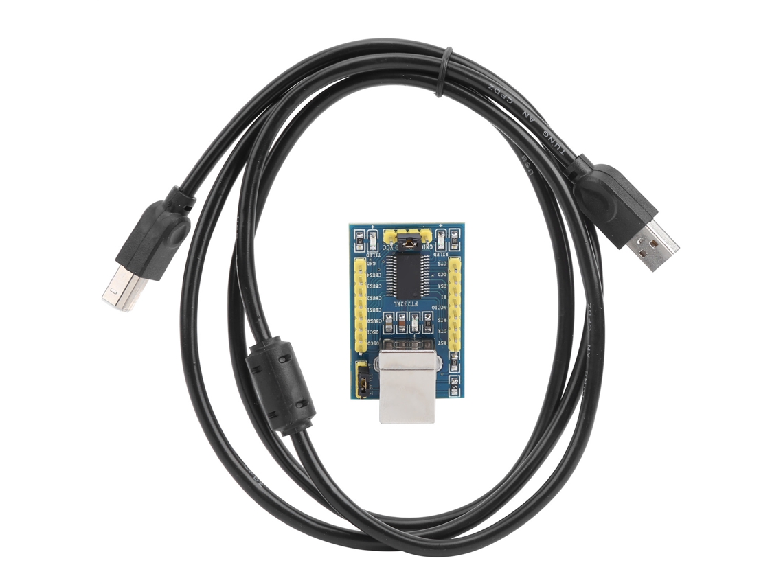 Módulo de porta serial FT232RL, conversor USB para TTL (faça você mesmo), 3,3-5 V, compatível com Windows XP/7/8/10