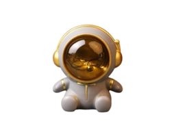 Cofrinho Astronauta Com Luz Noturna, Dupla Função, Ornamento, Grande Capacidade, Para Meninos E Meninas Aquaforge
