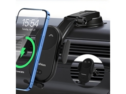 Suporte de carregamento sem fio vertical de 15 W universal com tripé anti vibração STELASPLEN