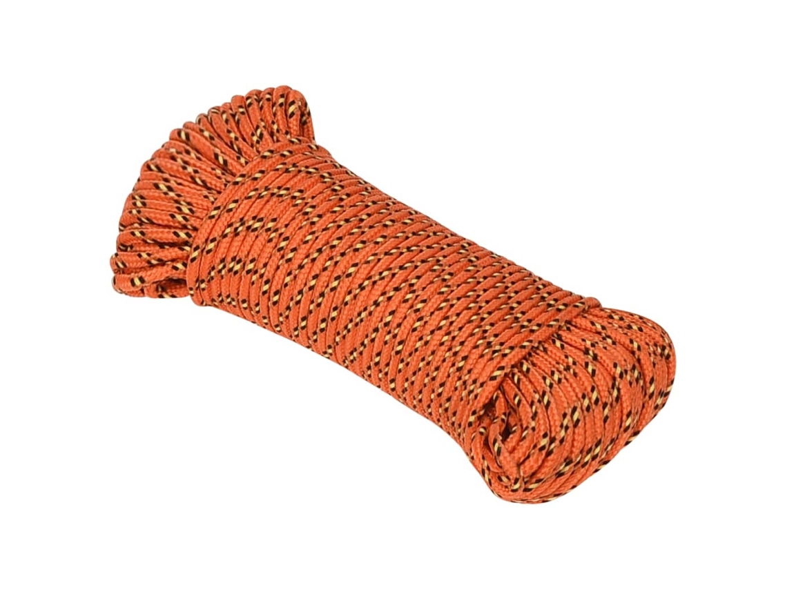 Corda de Barco 3 Mm 25 M Polipropileno Laranja HARLANV1
