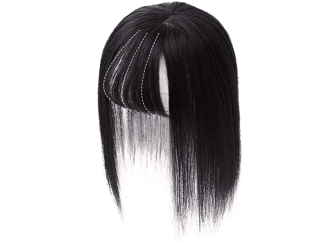 Primerox tampa de Cabelo Hair Toppers Silk Base Clip on 35cm Fio Humano para Mulheres com Cabelo Fino