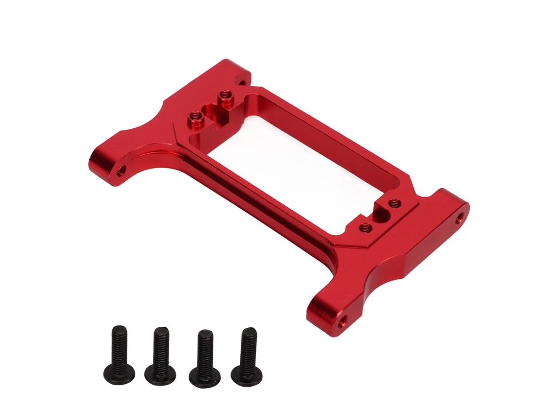Mali travessa de Chassi Frontal em Liga de Alumínio para Carro de Escalada Traxxas 1/10 Rc Vermelho