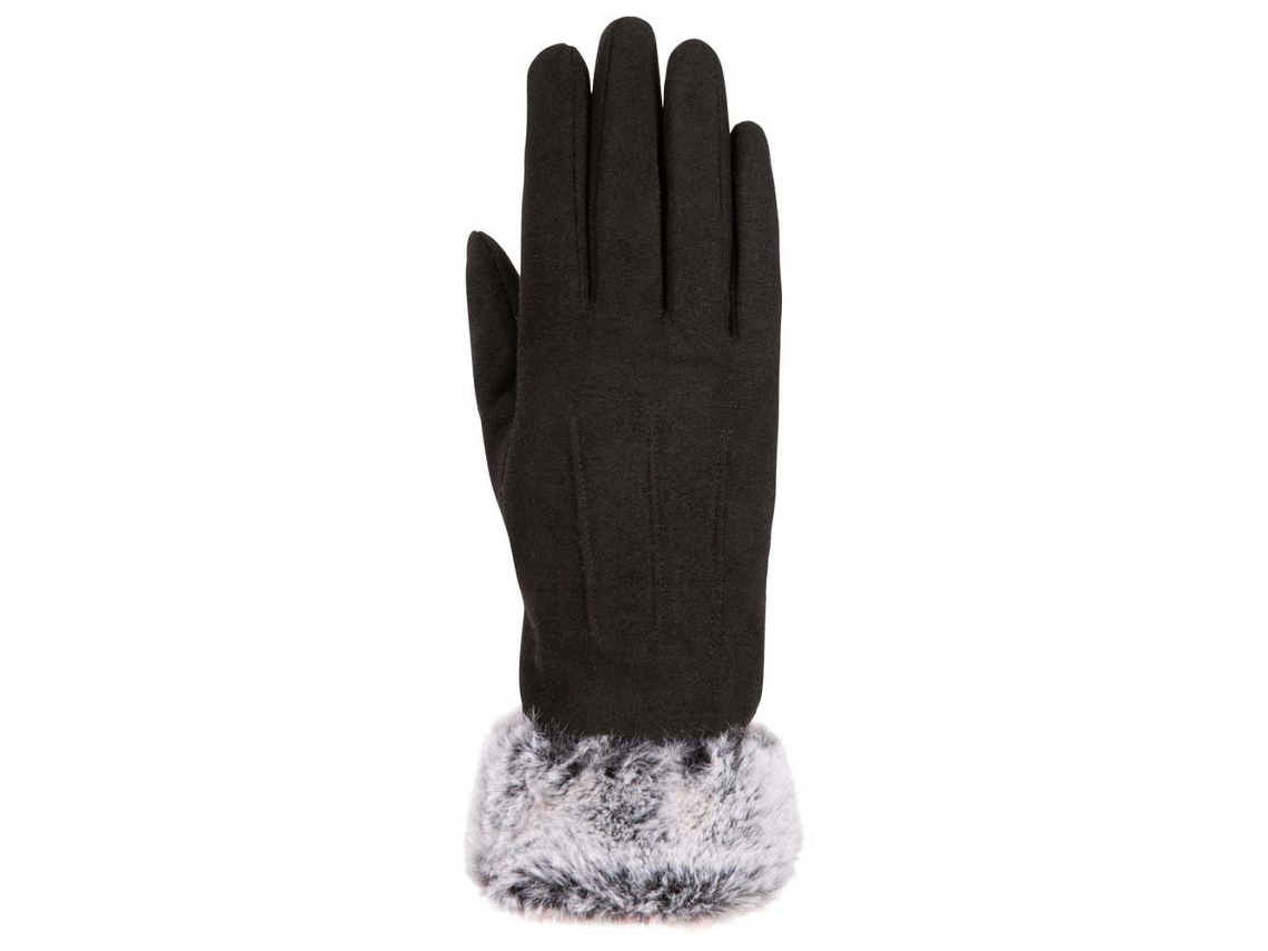 TRESPASS Luvas Betsy Cinzento M-L Mulher