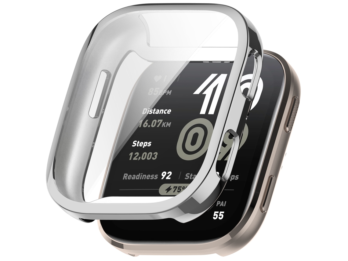 Capa para Amazfit Bip6 SPQMENT (prata)
