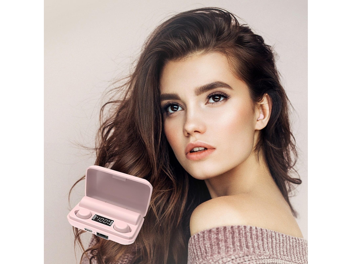 Auriculares Bluetooth True Wireless  Digital Power Mini Invisible Binaural Sleep Pink