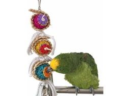 Brinquedo para Gaiola de Periquitos, Papagaios, Calopsitas, Conures, Agapornis ou Cacatuas AQUAFORGE