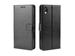 Capa De Couro Horizontal Com Textura Retrô Crazy Horse Para Huawei Honor 8s, Com Suporte, Compartimentos Para Cartões E Porta-retratos Para Honor 8s.