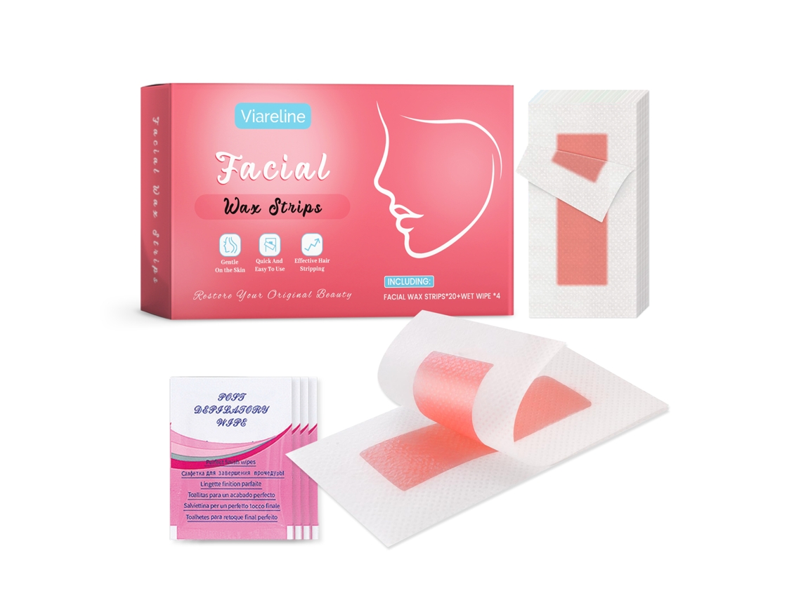 Fitas De Cera Para Remoção De Cabelo Facial