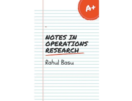 Livro Notes in Operations Research de Rahul Basu (Inglês)
