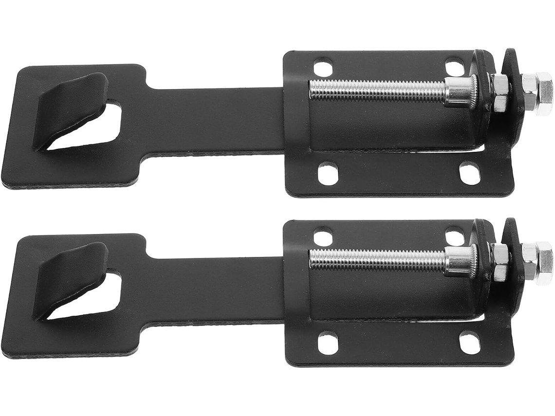 Conjunto Abaodam Com 2 Ganchos Ajustáveis Em Aço Preto Coifa, Compatíveis Com Cozinhas Modernas