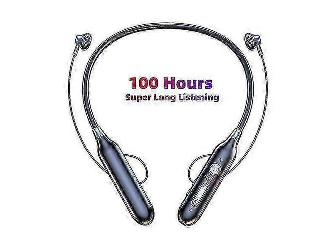 Fones de Ouvido Bluetooth com Faixa para Pescoço, 800mAh, TF Card, Esportes TAISHENGDA