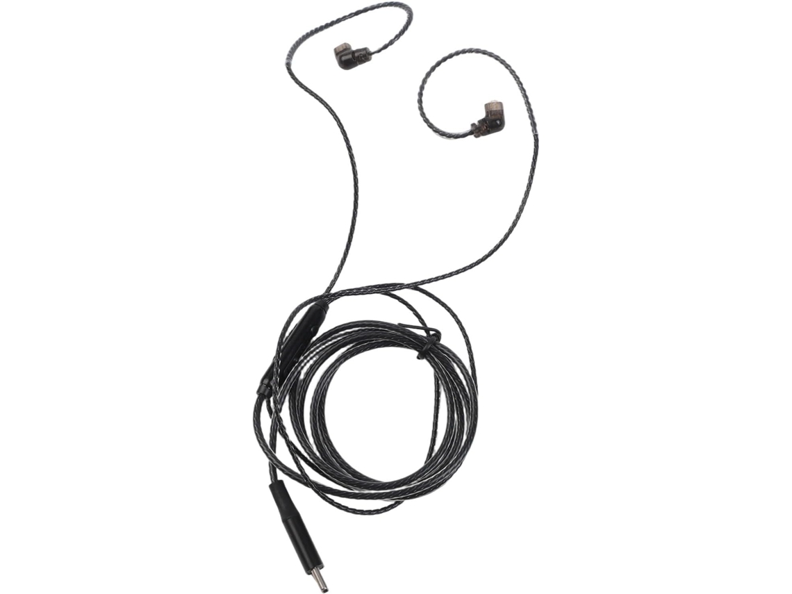 Escudos Hifi Usb Iem Com Design Destacável E Controle De Volume Integrado, Casque Filar Com Isolamento Fônico