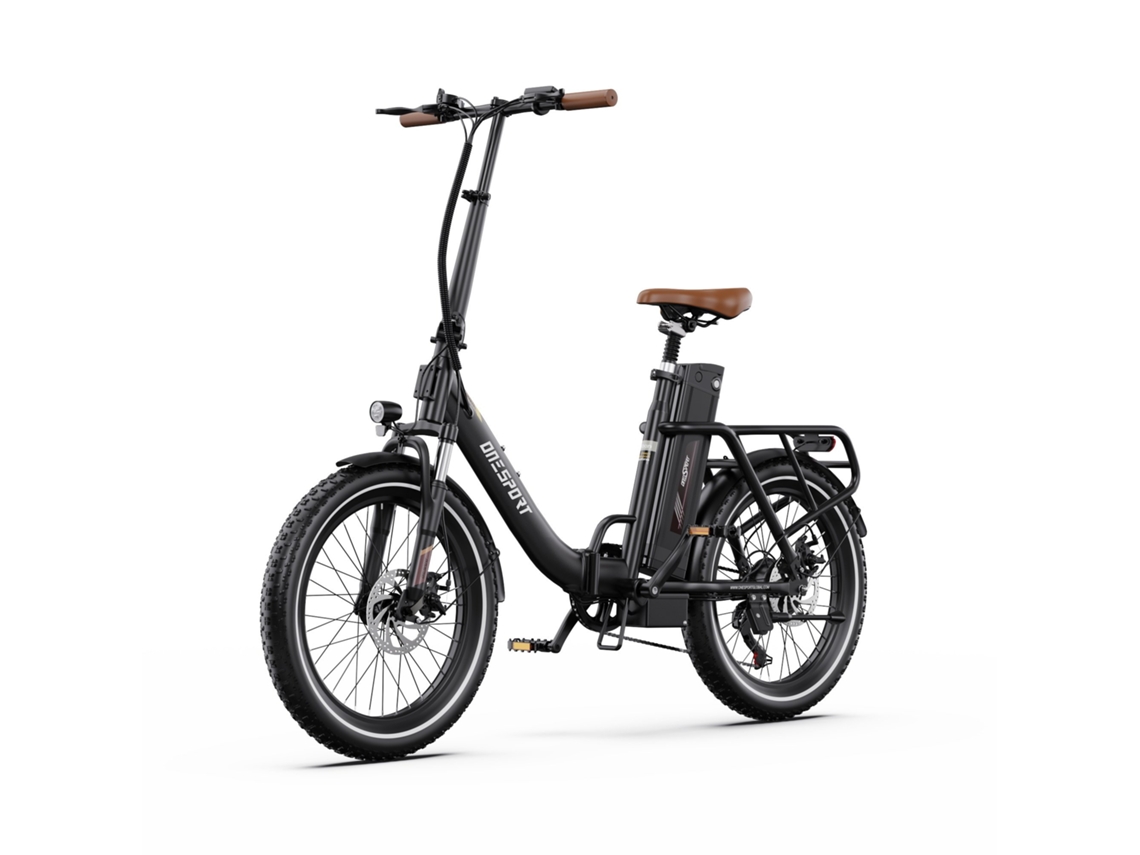 Bicicleta Elétrica Onesport Ot16 Com Pneus De 20", Motor De 250 W E Bateria De 48 V E 17 Ah