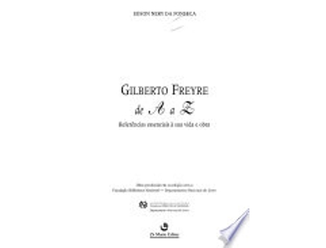 Livro Gilberto Freyre De A a Z de Edson Nery da Fonseca (Português do Brasil)