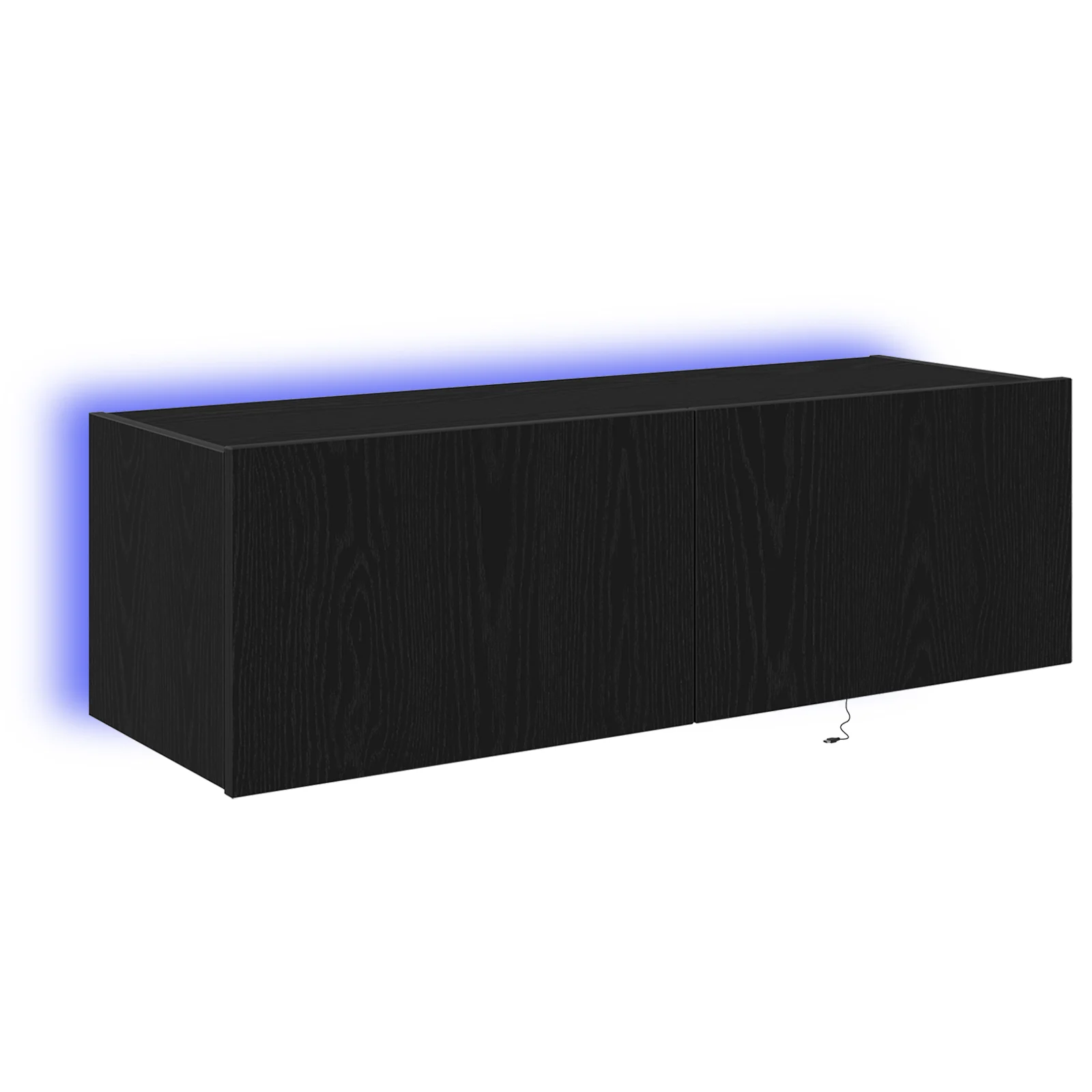 Conjunto 2 Gabinete Para Tv Vidaxl Preto Derivados De Madeira (100 X 35 X 31 Cm)