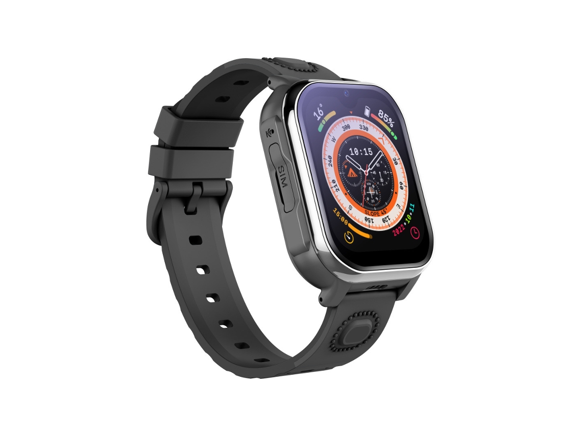 (preto) Smartwatch Infantil 4g