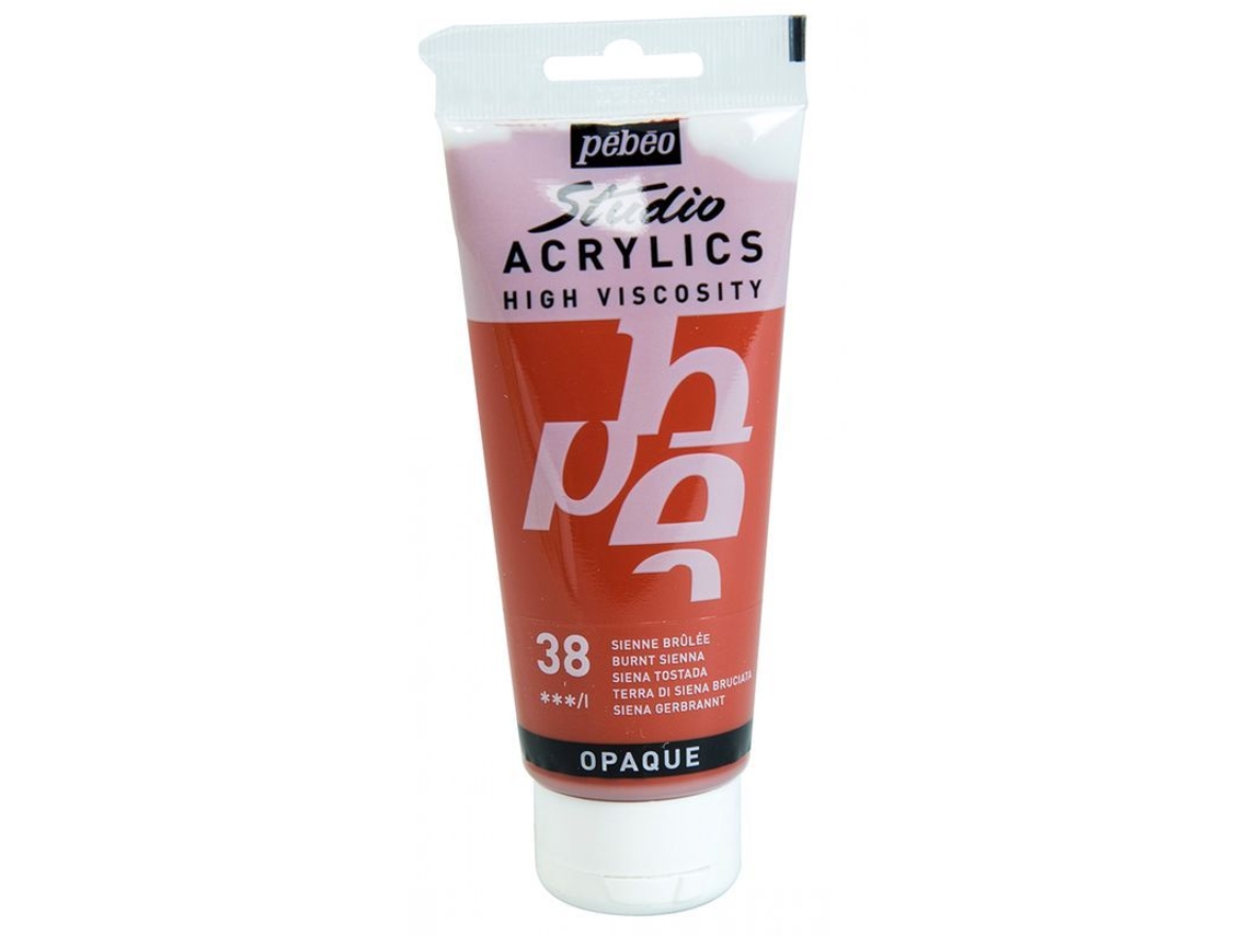 Tinta Acrílica PÉBÉO (Opaca - Marrom Ocre - 100ml)