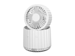 Ventilador De Mesa Leve, Recarregável Via Usb, Material Abs, Ventilador De Resfriamento Em Miniatura, Ventilador Para Escritório, Umidificador