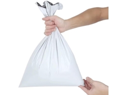 Sacs Denveloppe Dexpédition En Plastique, Para De Rangement Express, Couleur Blanche, Sac À Joint
