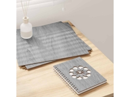 Vidaxl Painéis De Decoração 12 Unid. Cinza Sonoma 30 X 30 X 0,27 Cm